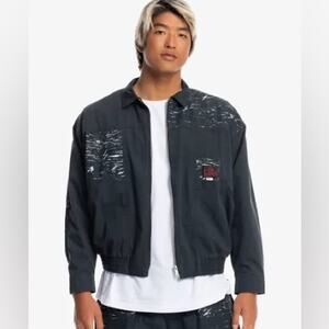 Quicksilver Netflix Stranger Things Jacket Sz L Mens New